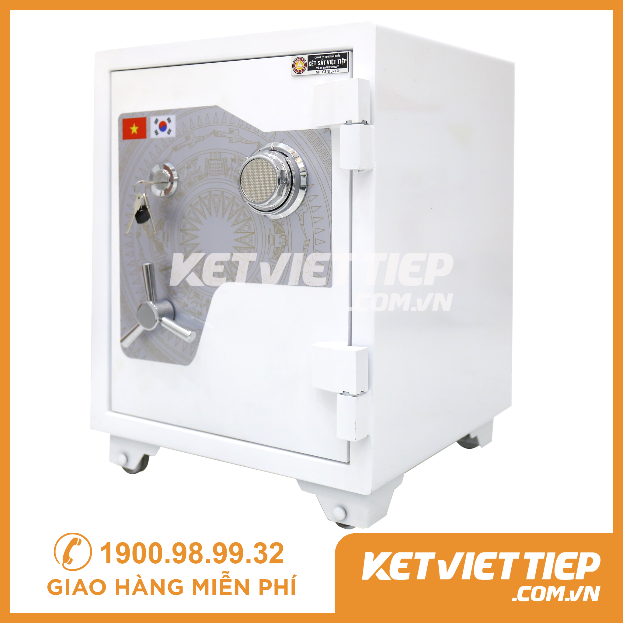 Két sắt siêu cường Việt Tiệp KVTSC168 Khóa cơ