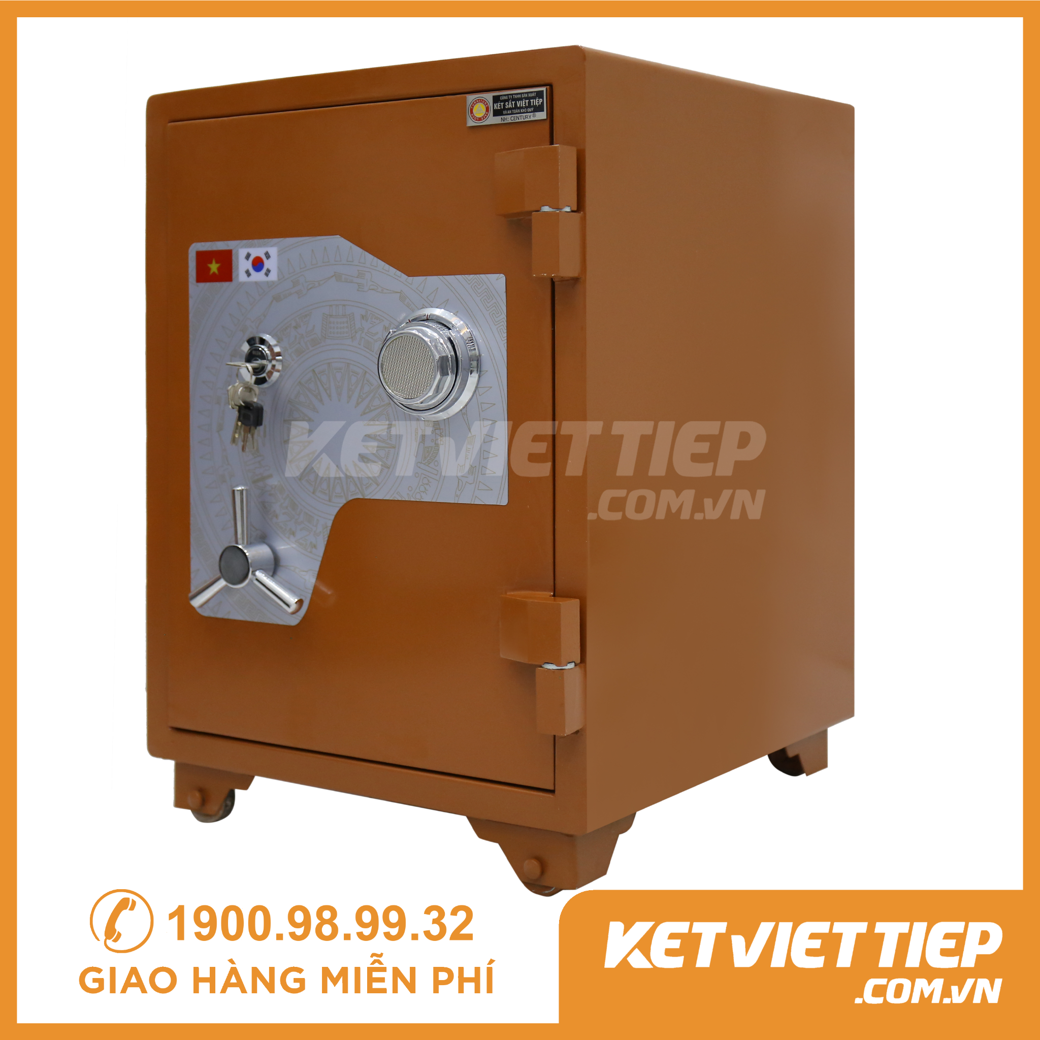 Két sắt siêu cường Việt Tiệp KVTSC188 Khóa cơ