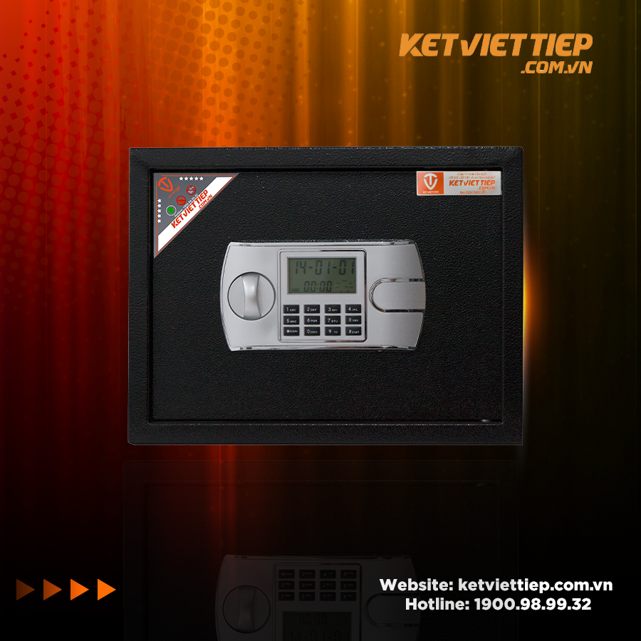 Két Sắt Khách Sạn mini KS26 Điện Tử có báo động