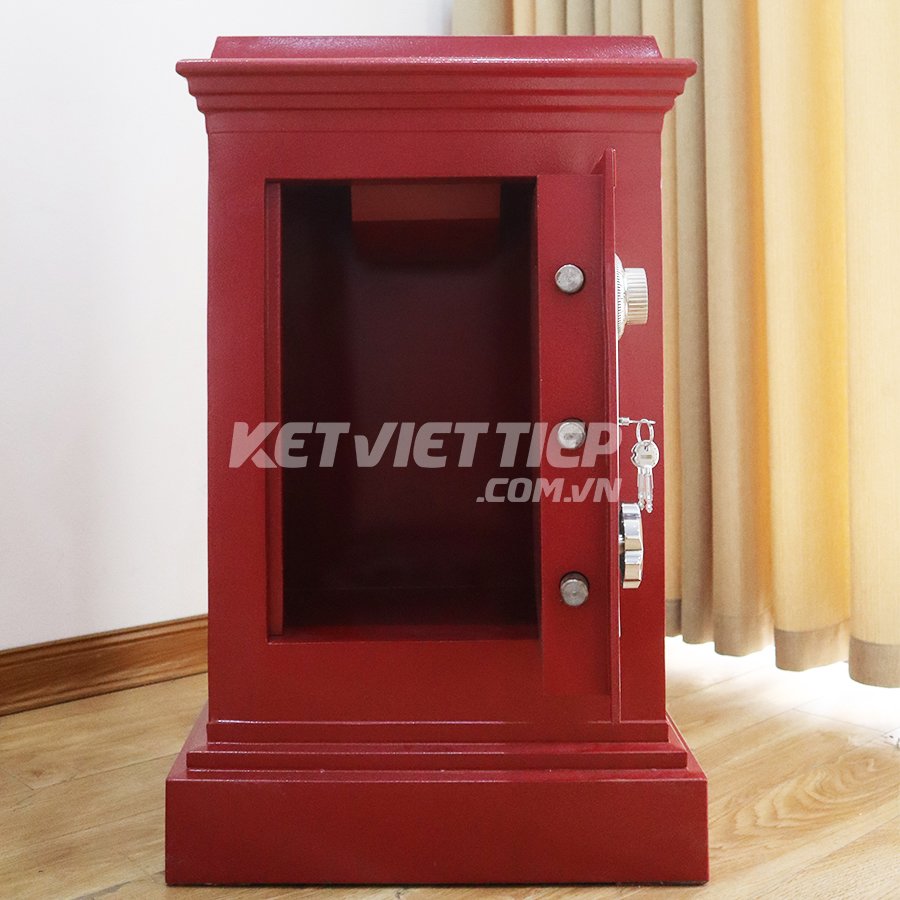 Két Sắt Công Đức Có Khe Bỏ Tiền CĐ56 Khóa Cơ