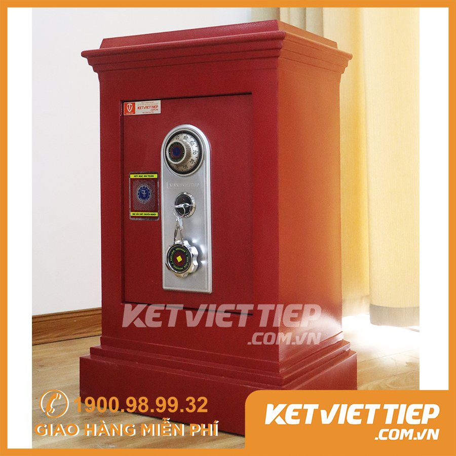 Két Sắt Công Đức Có Khe Bỏ Tiền CĐ44 Khóa Cơ