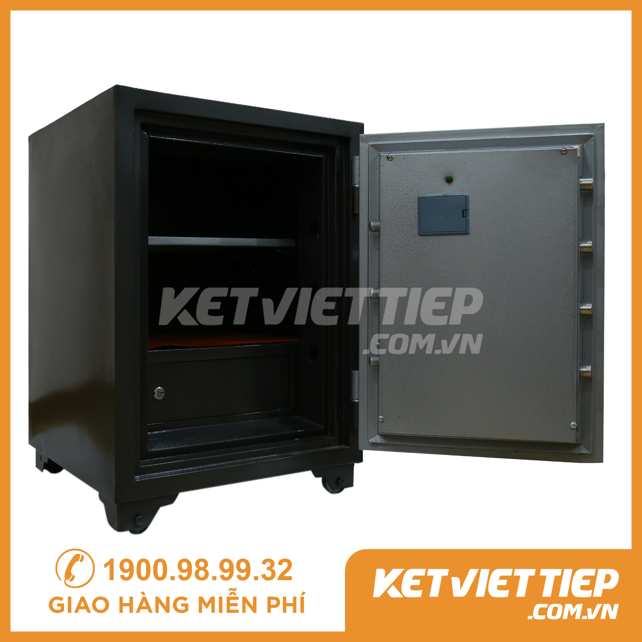 Két Sắt Việt Tiệp KV150DT Điện Tử chống cháy