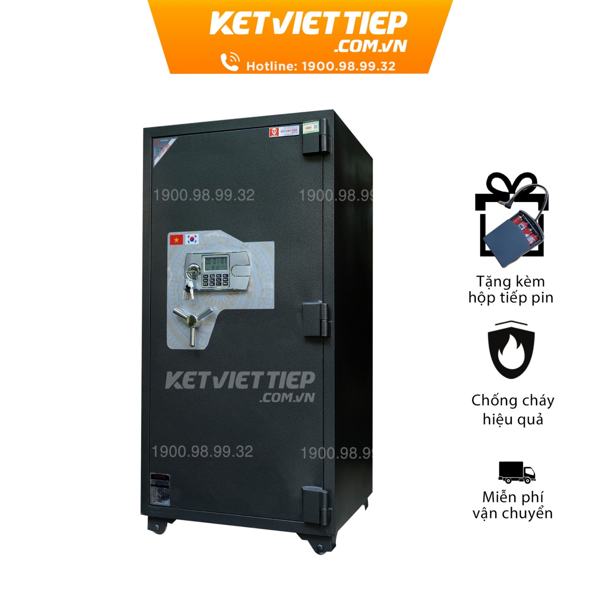 Két sắt Việt Tiệp ngân hàng KCC265 Điện Tử