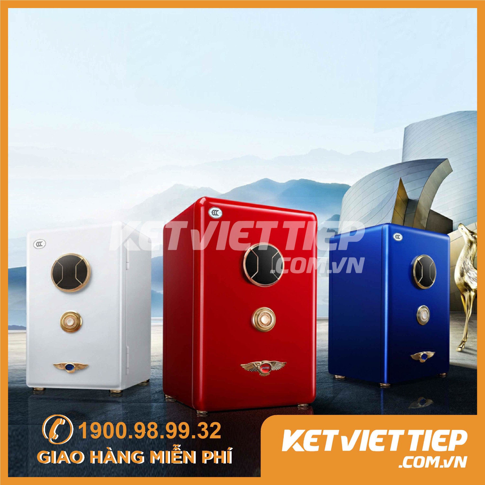 Két Sắt Aifeibao Khoá Vân Tay, Điện Tử 80-ALS