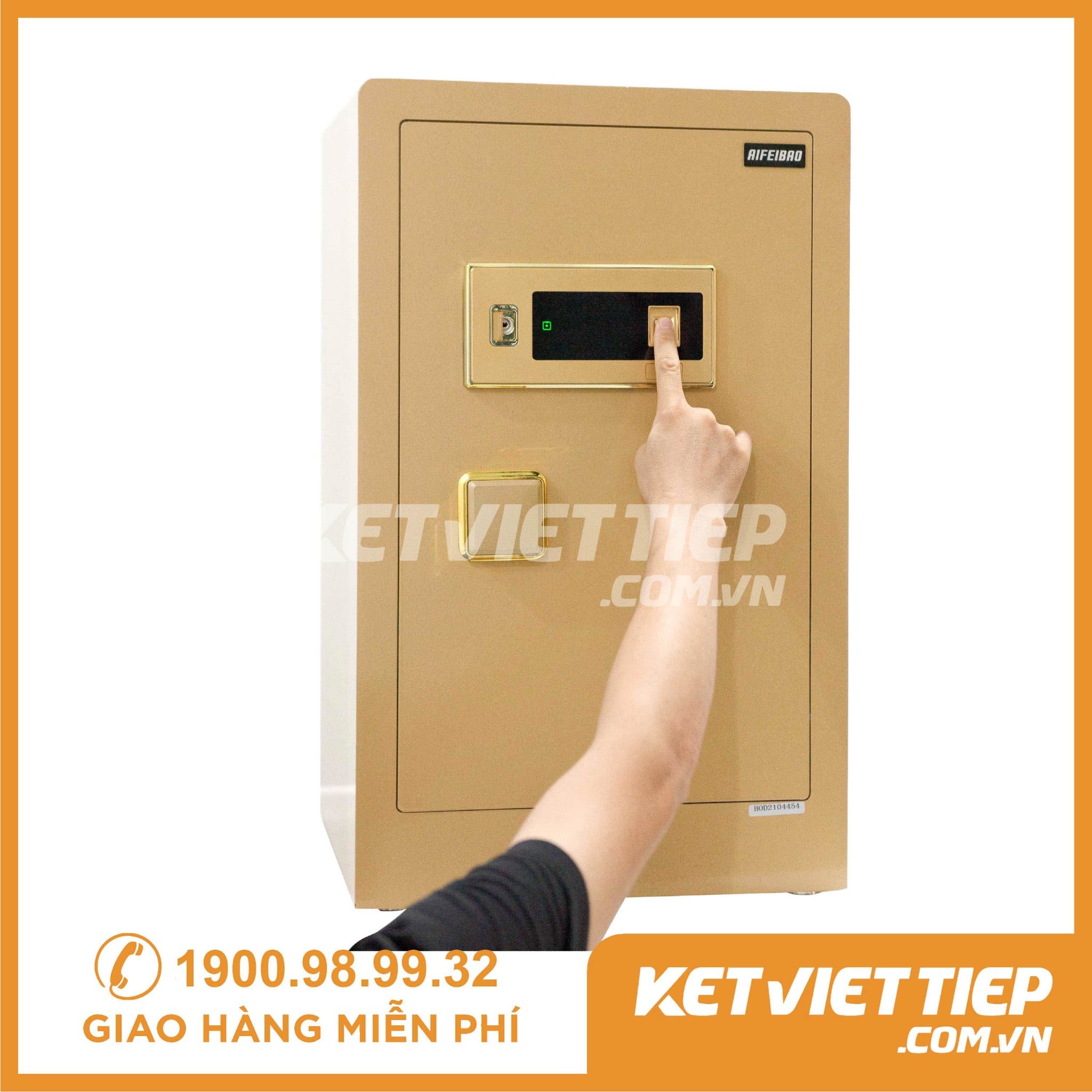 Két Sắt Vân Tay Điện Tử thông minh Aifeibao 60BL