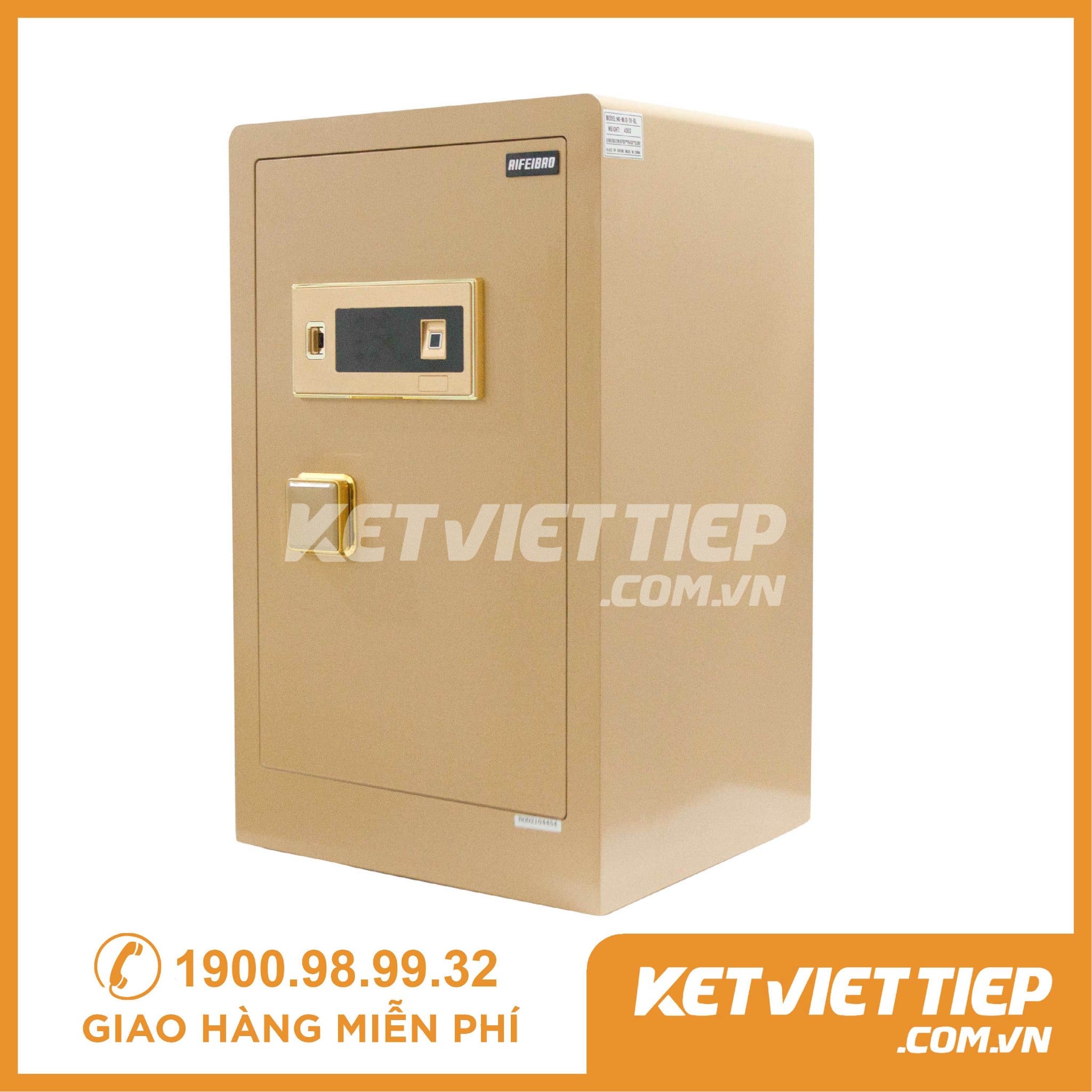 Két Sắt Vân Tay Điện Tử Aifeibao 70BL