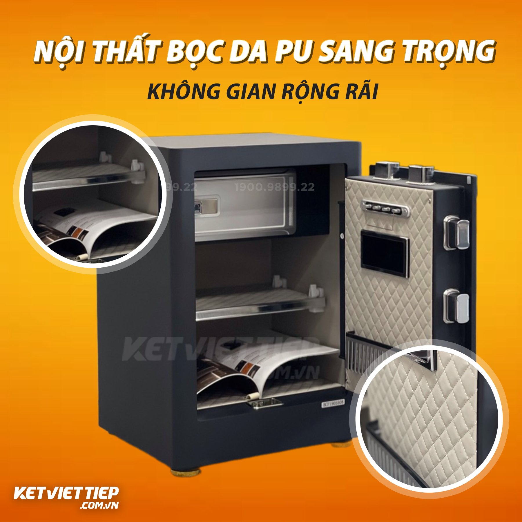 Két sắt nhập khẩu thông minh Aifeibao HK-M/D-55AS