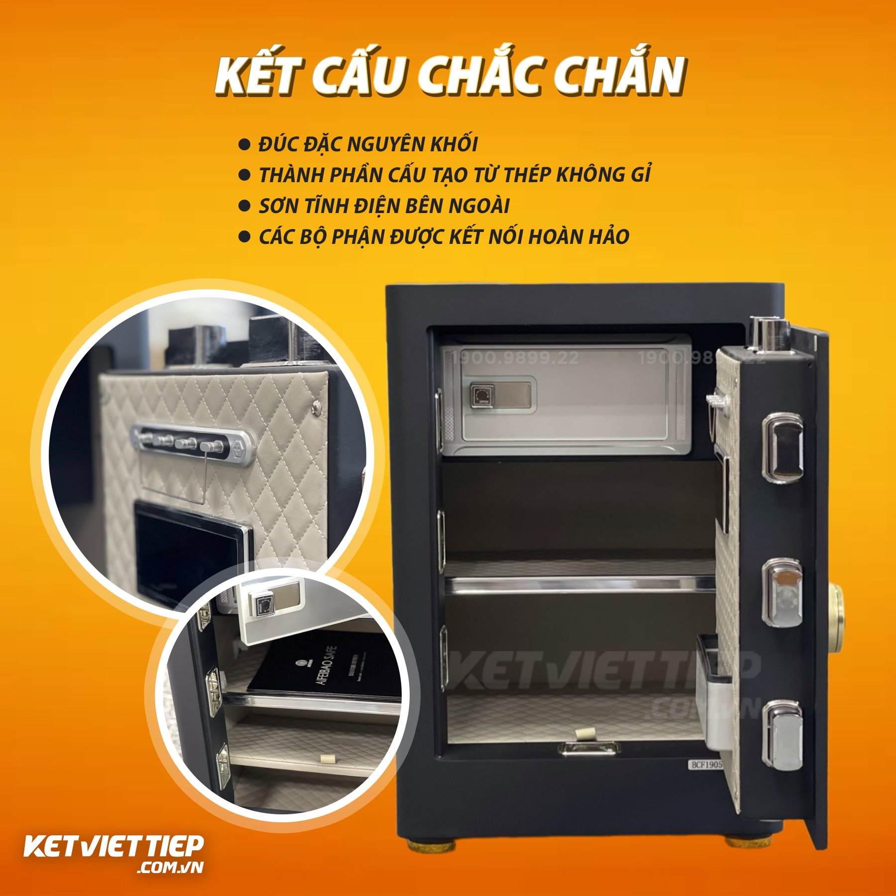 Két sắt nhập khẩu thông minh Aifeibao HK-M/D-55AS