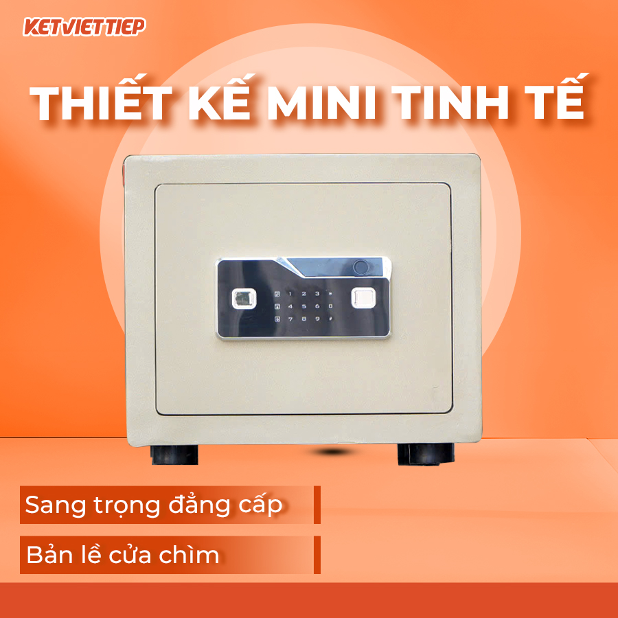 Két Sắt Vân Tay Việt Tiệp KVT38VT cánh dày thép tấm