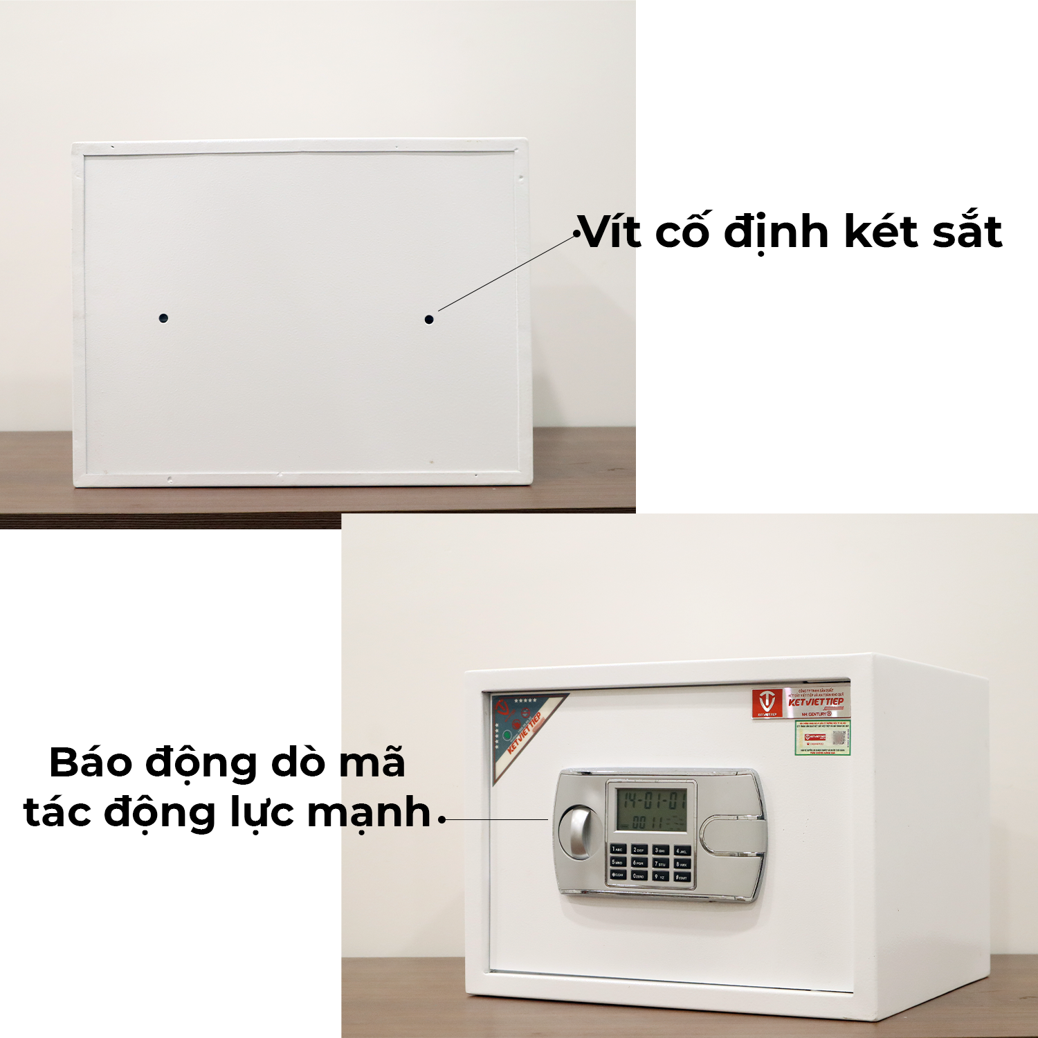 Két Sắt Khách Sạn mini KS26 Điện Tử có báo động