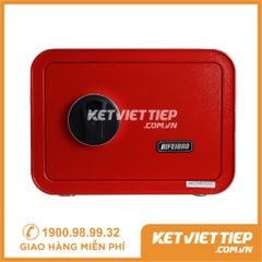 Két Sắt Mini Vân Tay Khách Sạn  VT25S Đỏ Cài Đặt 30 vân tay