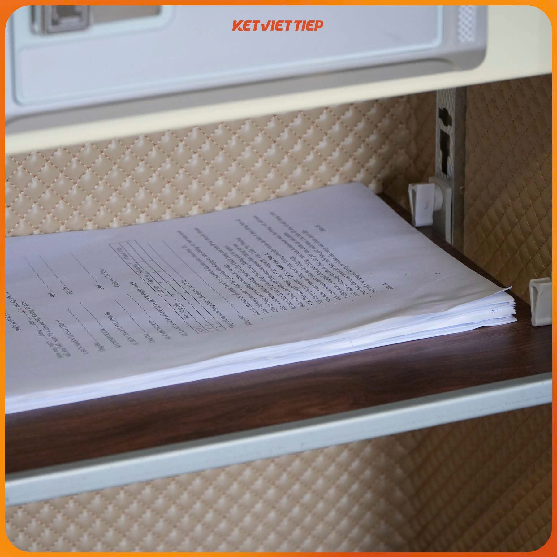 Két Sắt Việt Tiệp Chống Cháy SPM810 Vân Tay Điện Tử, Kết nối app điện thoại