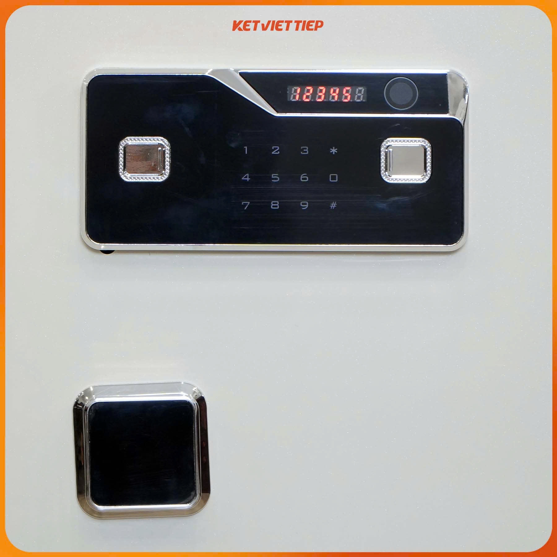 Két Sắt Việt Tiệp Chống Cháy SPM810 Vân Tay Điện Tử, Kết nối app điện thoại