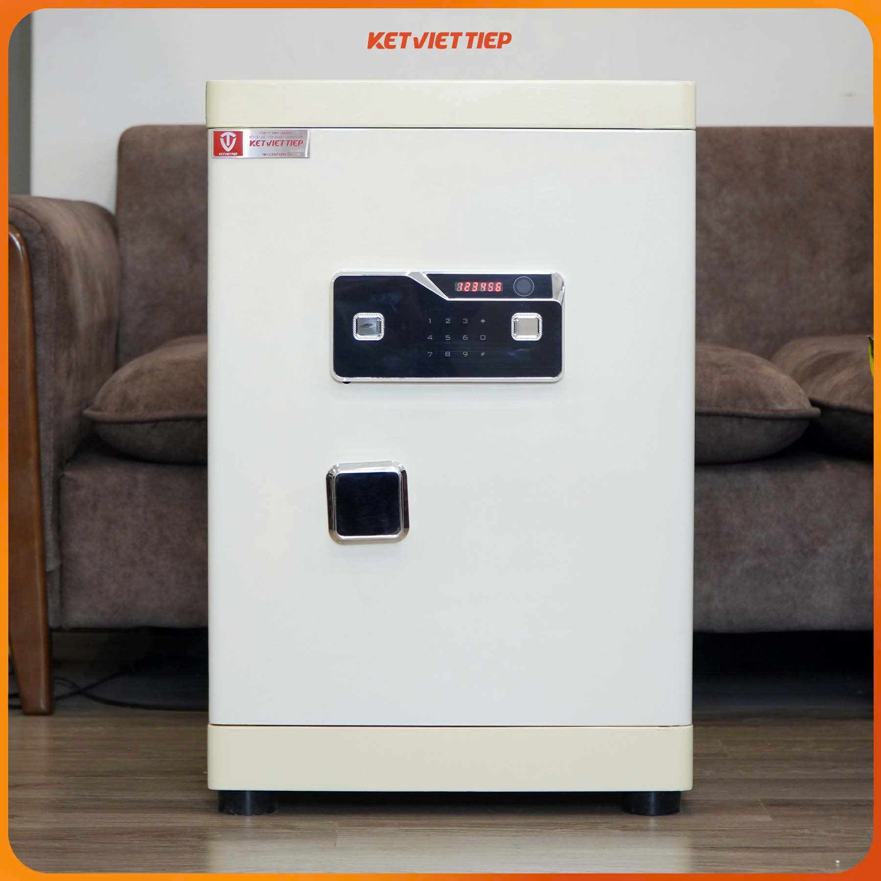 Két Sắt Việt Tiệp Chống Cháy SPM810 Vân Tay Điện Tử, Kết nối app điện thoại