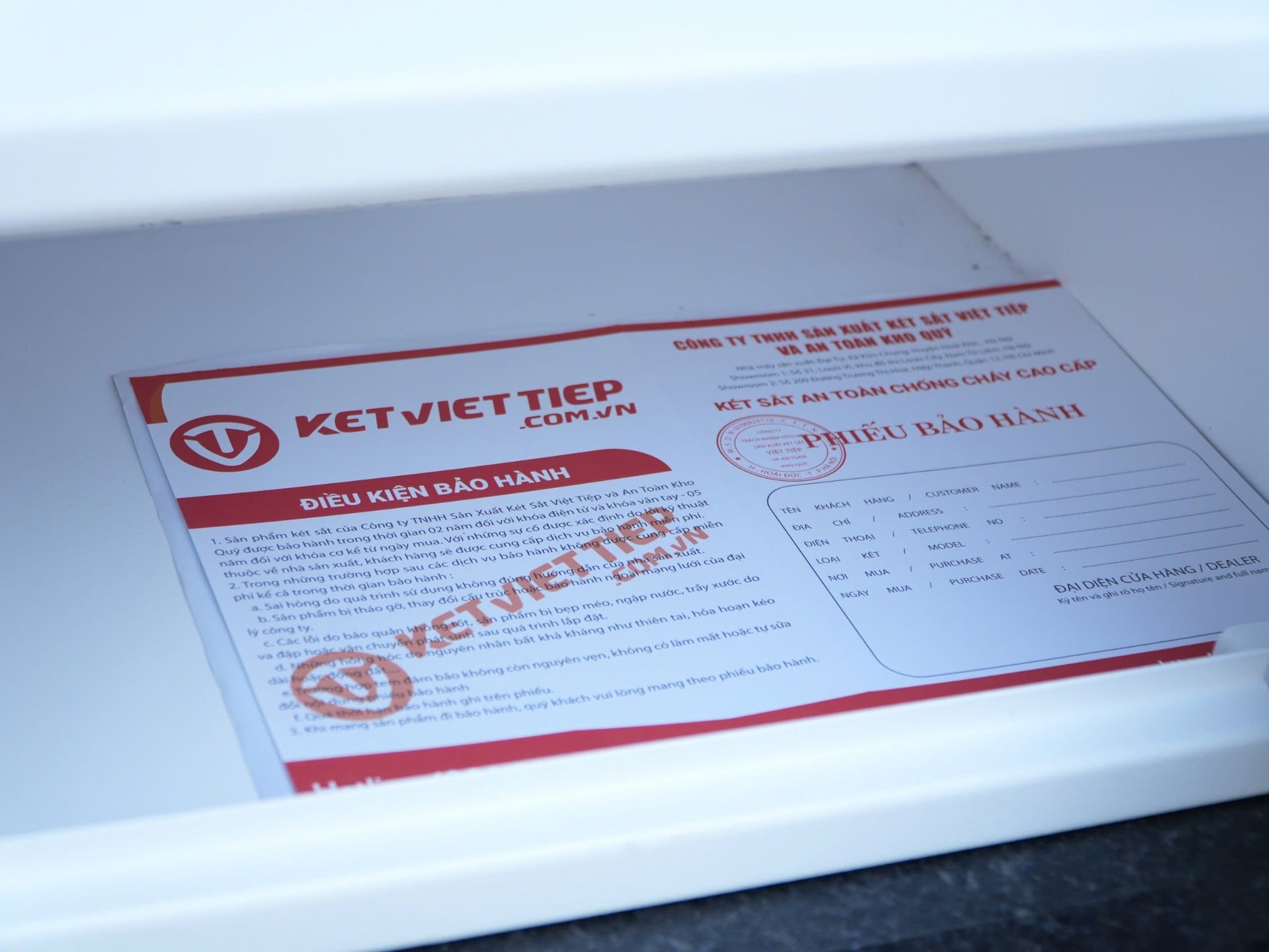 Két Sắt Khách Sạn Việt Tiệp KSN42 Điện Tử