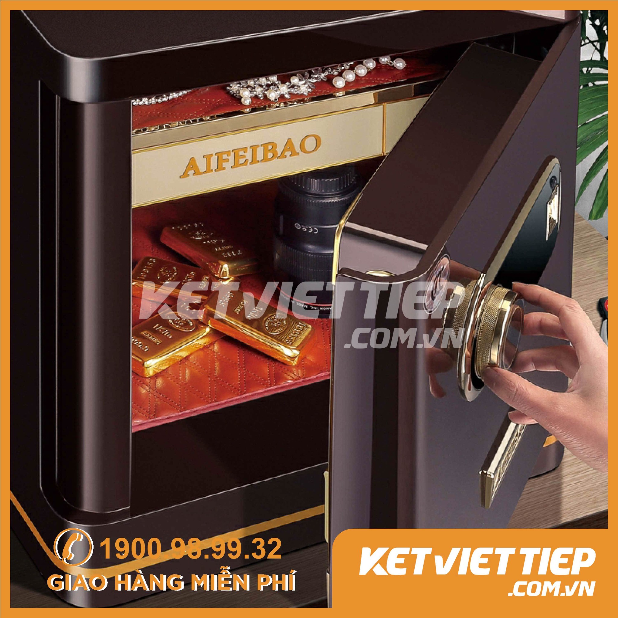 Két Sắt Nhập Khẩu Thượng Hạng Mini Aifeibao 40-TLB