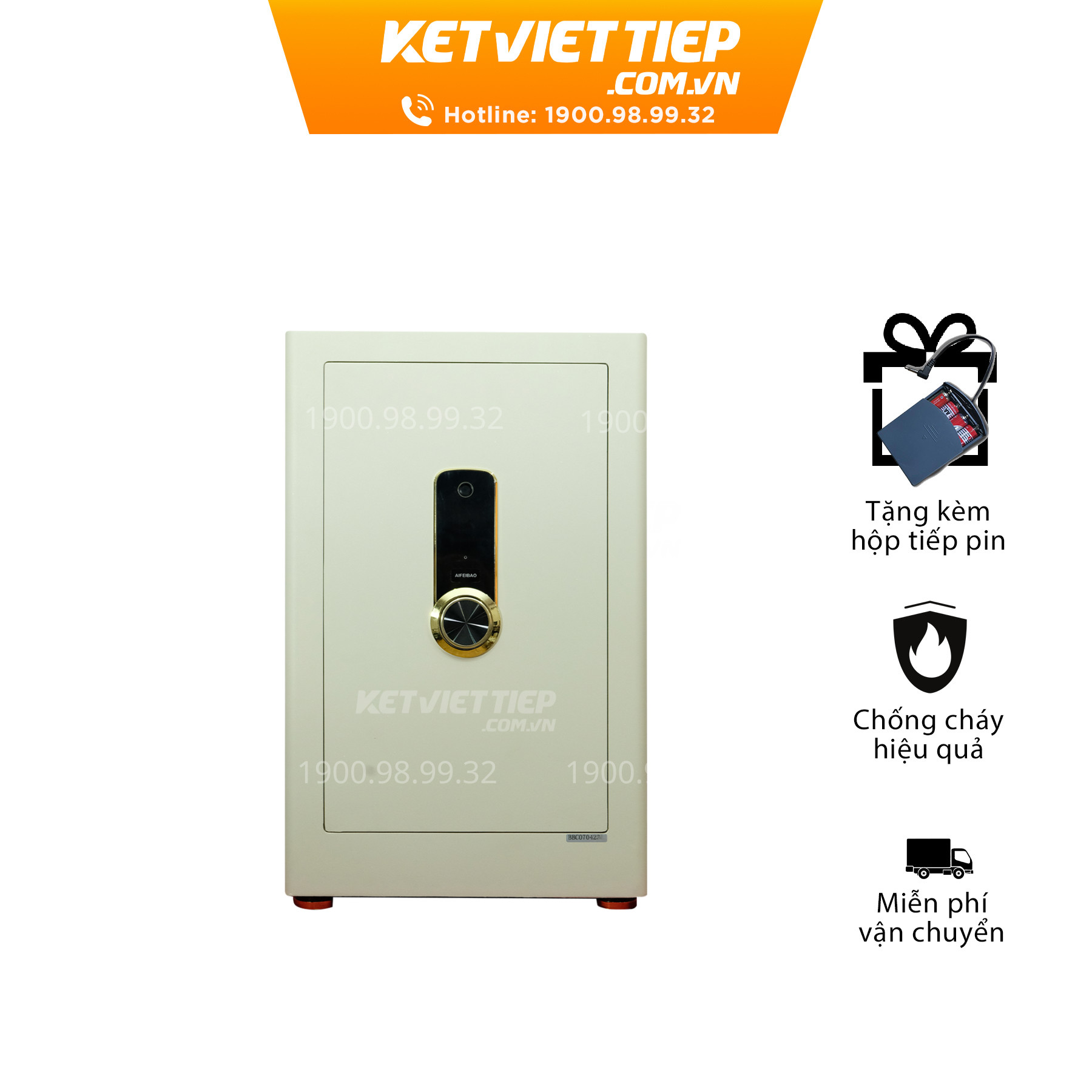 Két sắt nhập khẩu thông minh Aifeibao HK-M/D-70-AS nội thất bọc da cao cấp