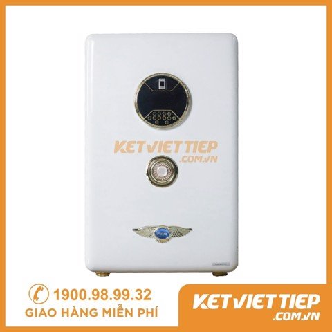 Két Sắt Aifeibao Khoá Vân Tay, Điện Tử 60-ALS Trắng