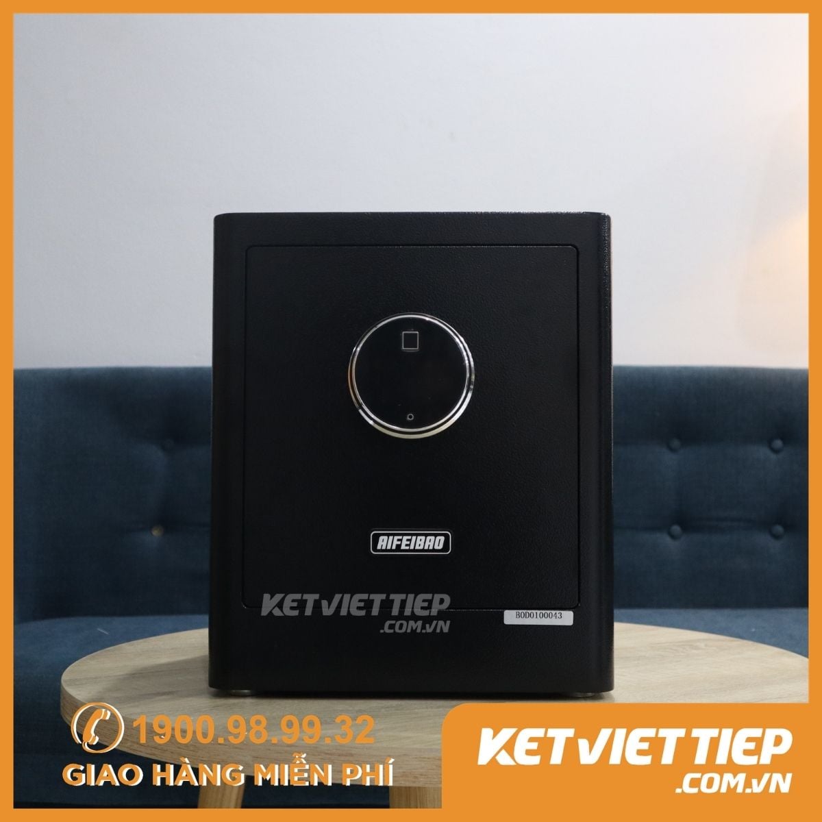 Két sắt thông minh mở khóa từ xa bằng Smartphone VT33