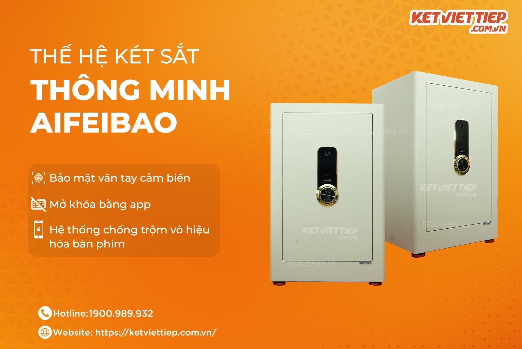 Két sắt nhập khẩu thông minh Aifeibao HK-M/D-70-AS nội thất bọc da cao cấp