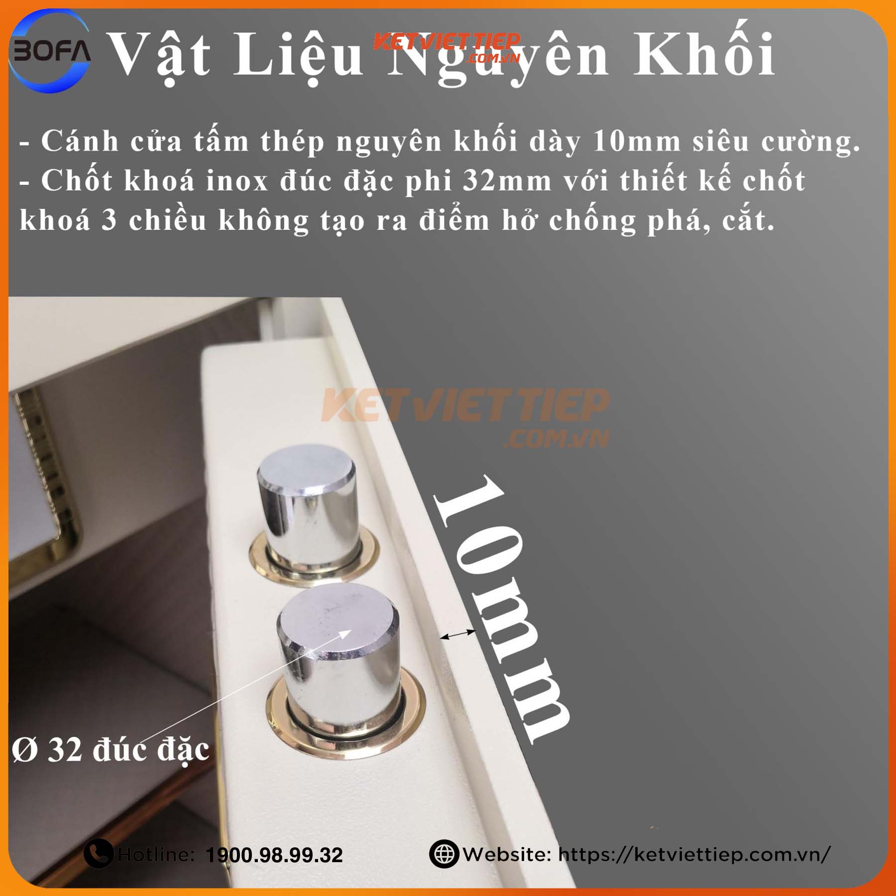 Két sắt Bofa FDG-A1/D-150 Công Nghệ Khóa Vân Tay Điện Tử Thông Minh