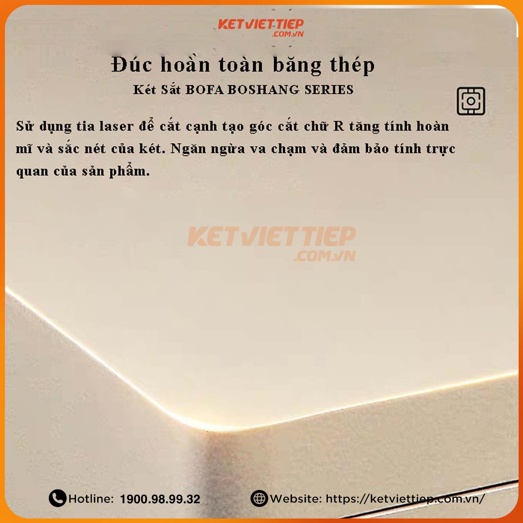 Két sắt Bofa FDG-A1/D-150 Công Nghệ Khóa Vân Tay Điện Tử Thông Minh