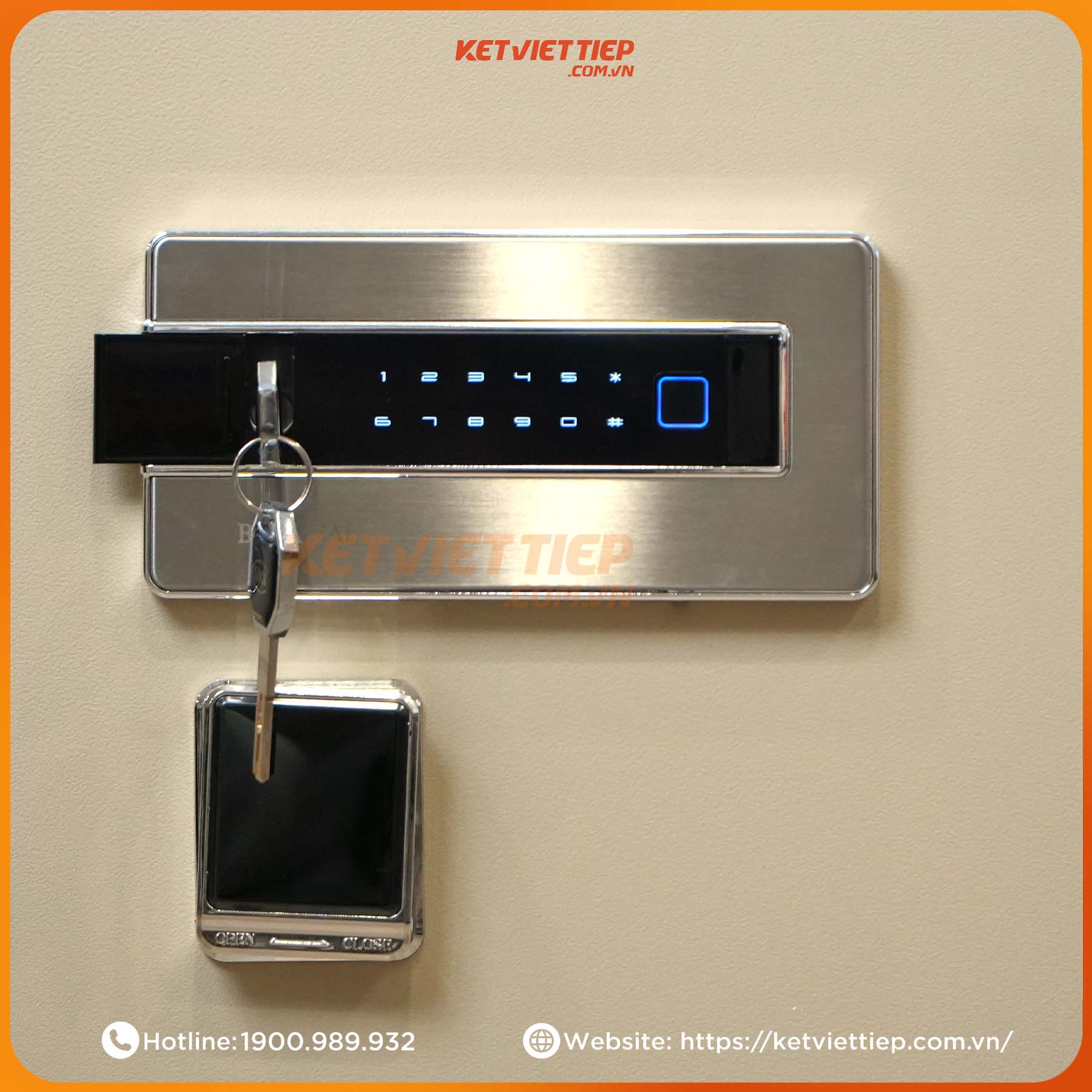 Két sắt Bofa FDG-A1/D-80 Khóa Vân Tay Điện Tử