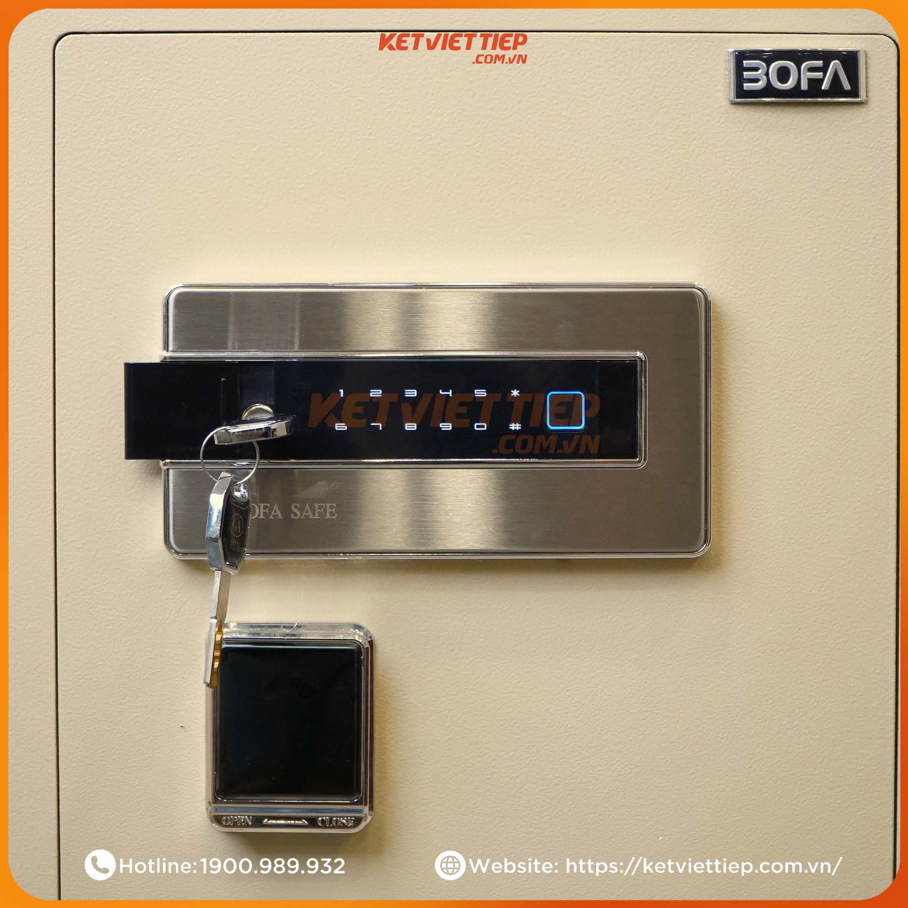 Két sắt Bofa FDG-A1/D-60 Khóa Vân tay điện tử, kết nối app