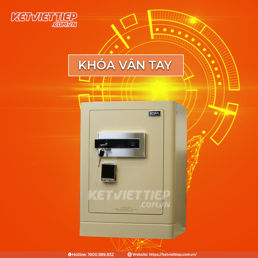 Két sắt Bofa FDG-A1/D-60 Khóa Vân tay điện tử, kết nối app