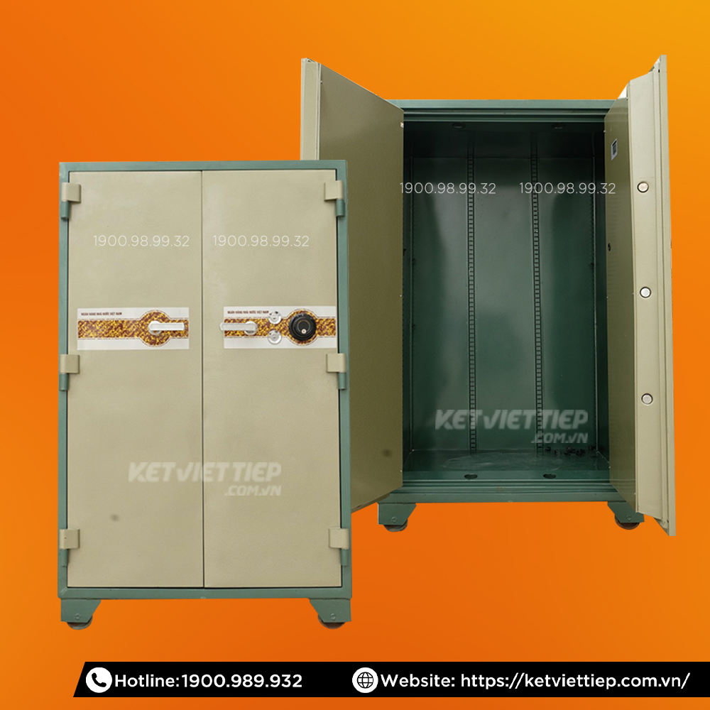 Két sắt ngân hàng nhà nước Việt Nam BMEC K760 Pro Khóa cơ đổi mã