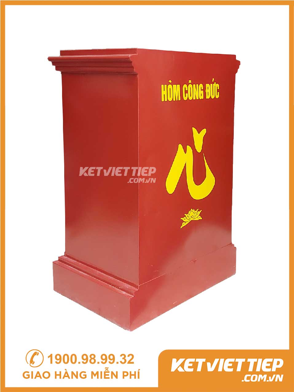 Két Sắt Công Đức Có Khe Bỏ Tiền K110 Khóa cơ