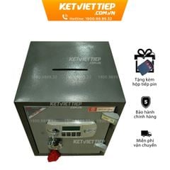 Két Sắt Mini Có Khe Bỏ Tiền Công Đức CBD40DT
