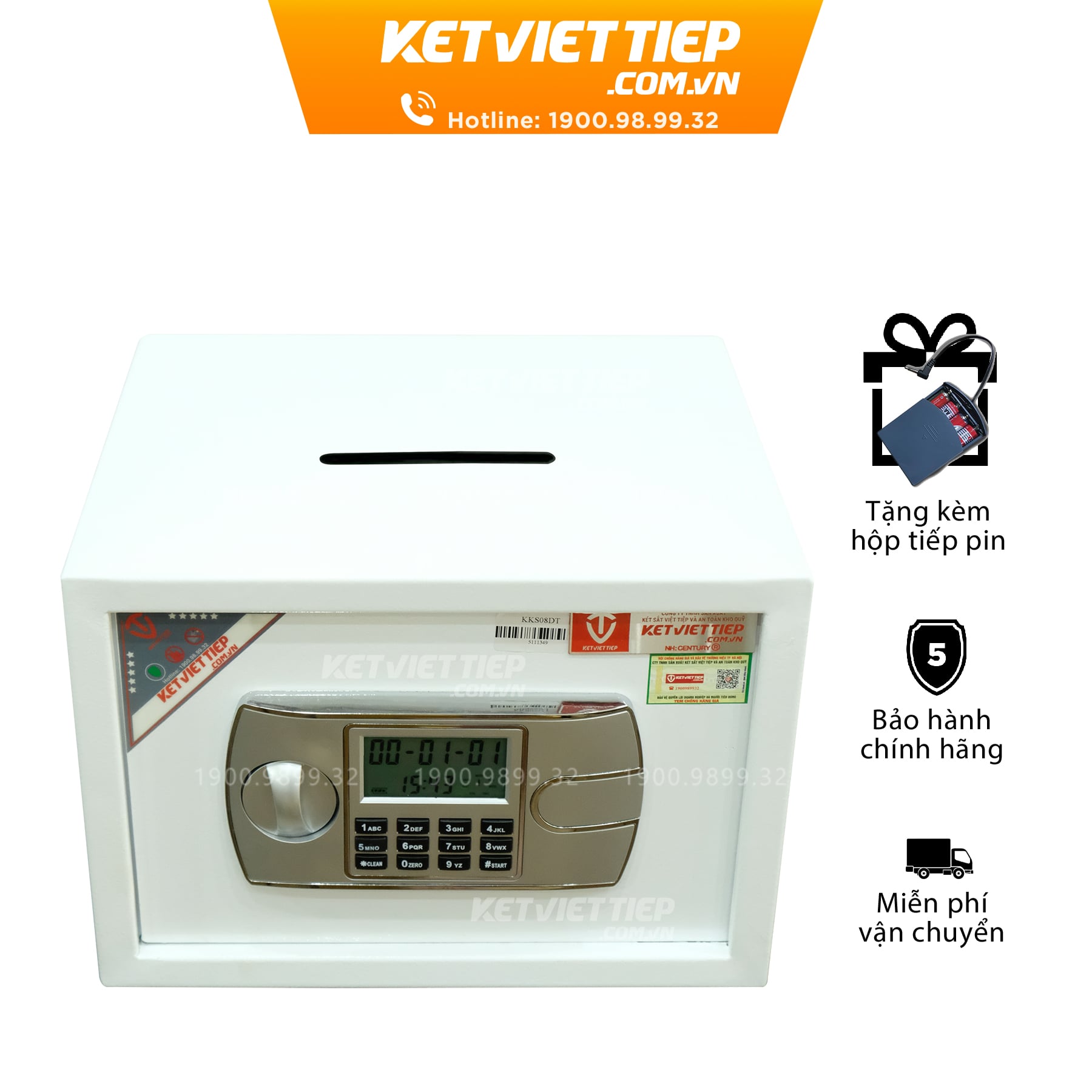 Két Sắt Công Đức Việt Tiệp CD26DT Khóa Điện Tử