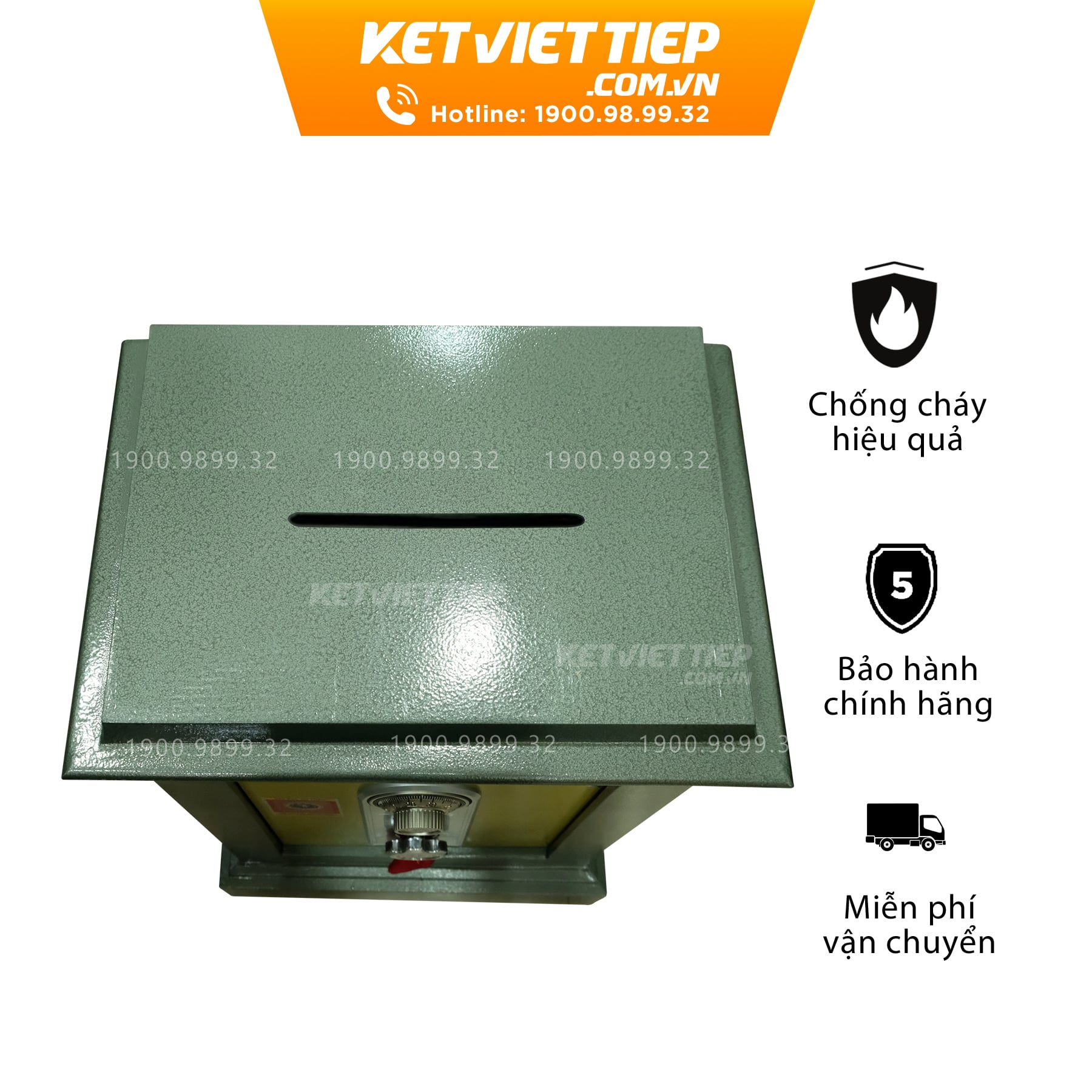 Két Sắt Khóa Cơ Công Đức Việt Tiệp CD335KC