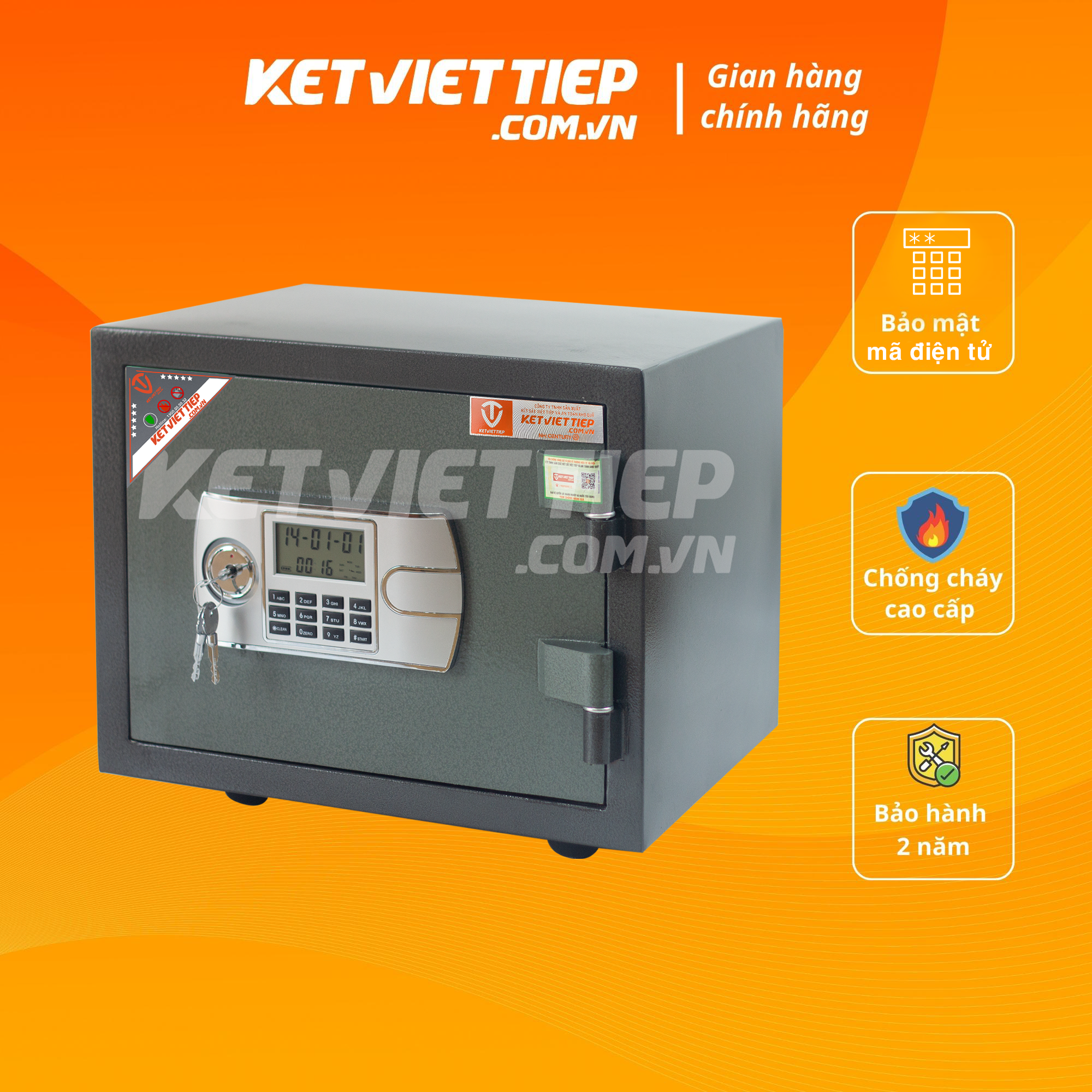 Két Sắt Việt Tiệp KVT48 Điện Tử