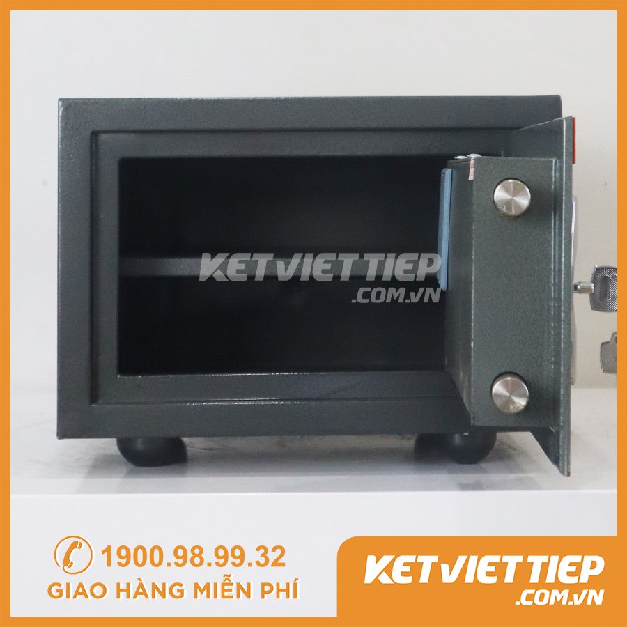 Két Sắt Mini Việt Tiệp chống cháy KVT20 Khóa Điện Tử có chuông báo động