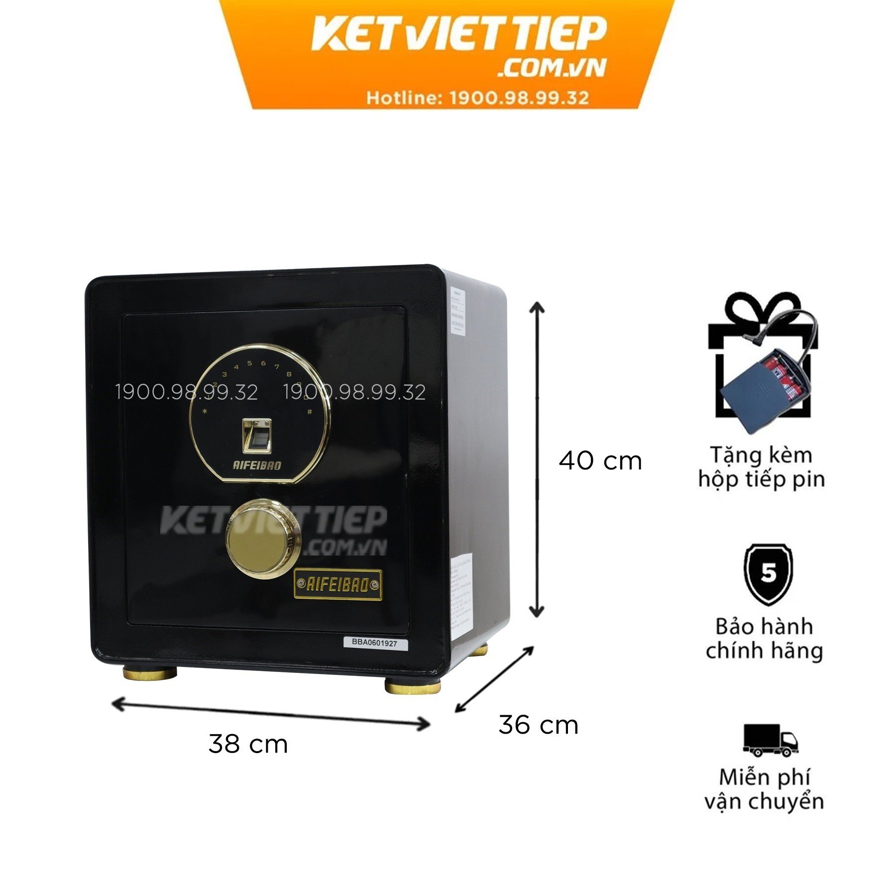 Két sắt đúc đặc Afebao TS36