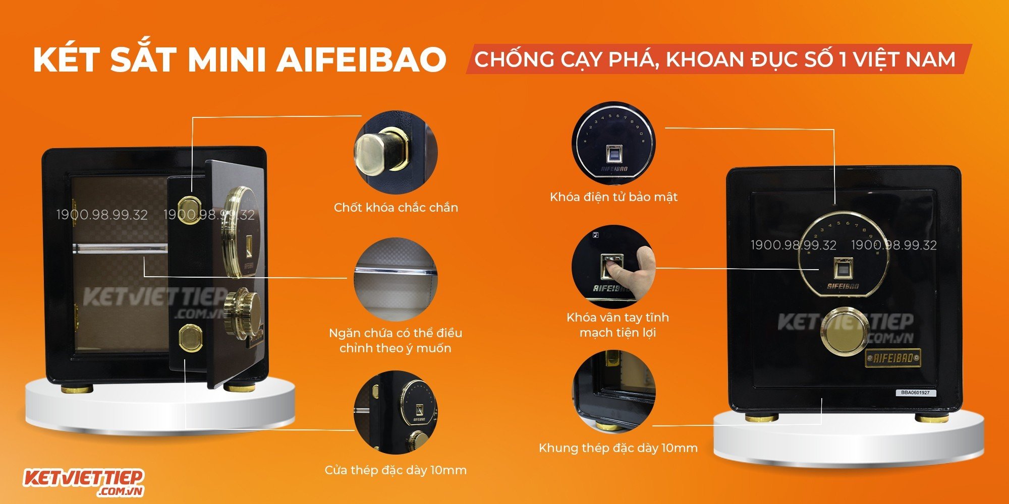 Két sắt đúc đặc Afebao TS36