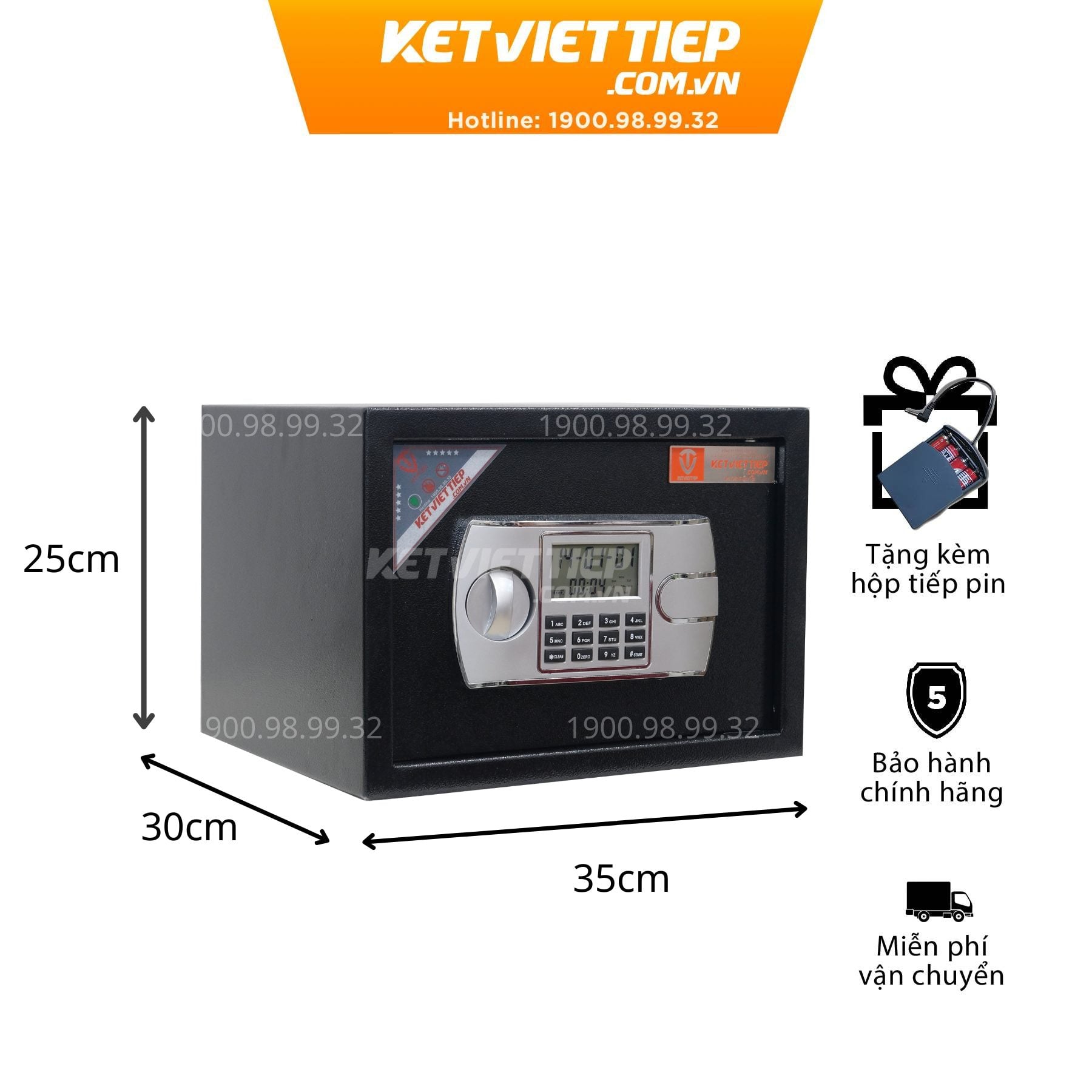 Két Sắt Khách Sạn Việt Tiệp KKS01 Điện Tử