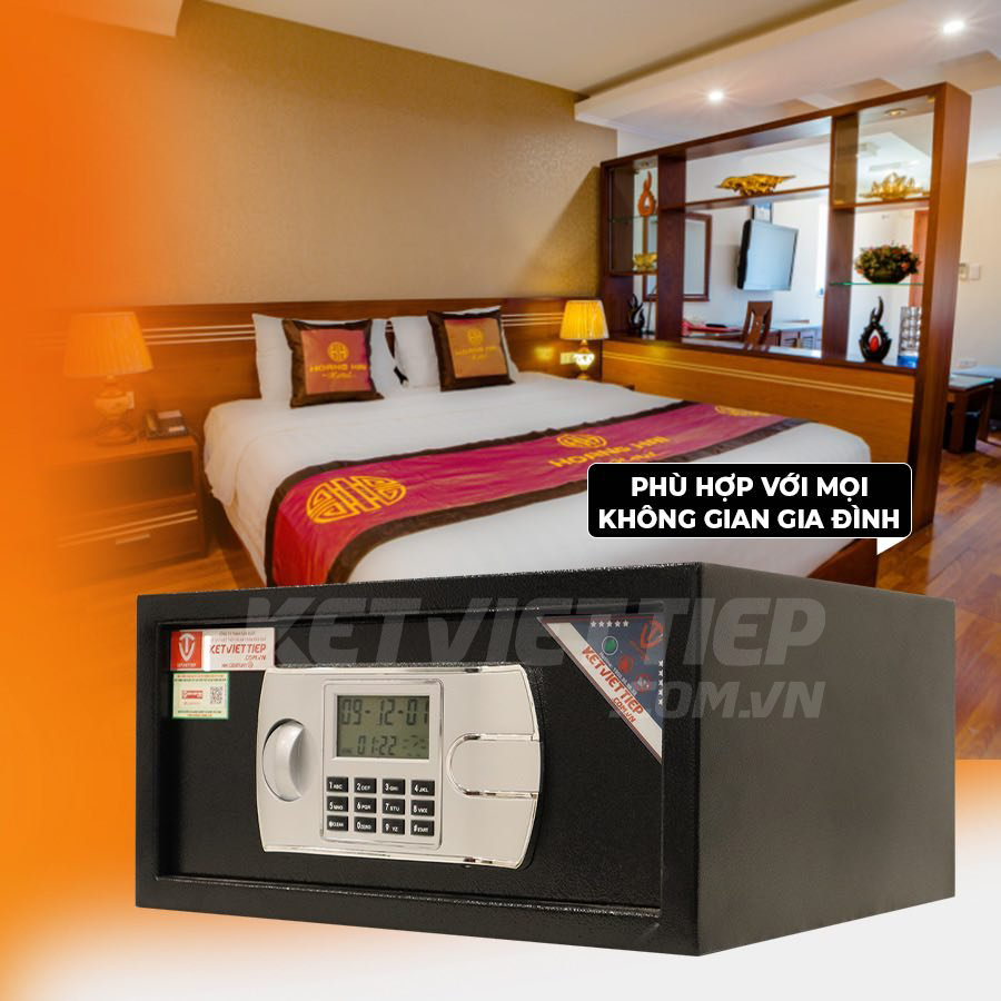 Két Sắt Khách Sạn Việt Tiệp KS42DT Khóa Điện Tử