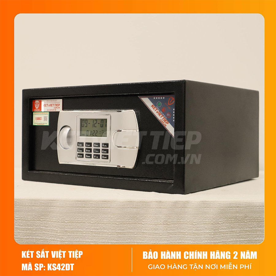 Két Sắt Khách Sạn Việt Tiệp KS42DT Khóa Điện Tử