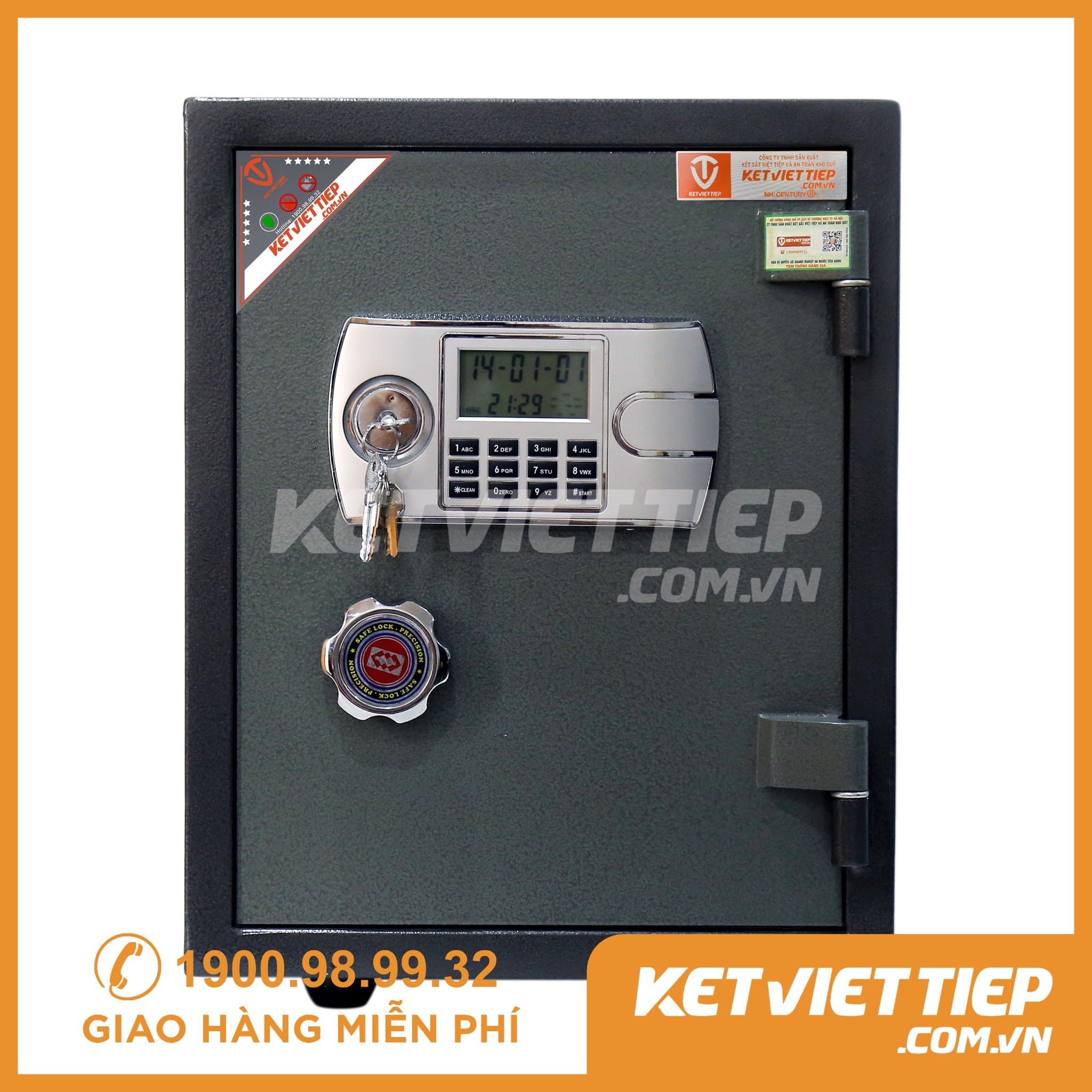 Két Sắt Việt Tiệp Mini K41BL Điện Tử