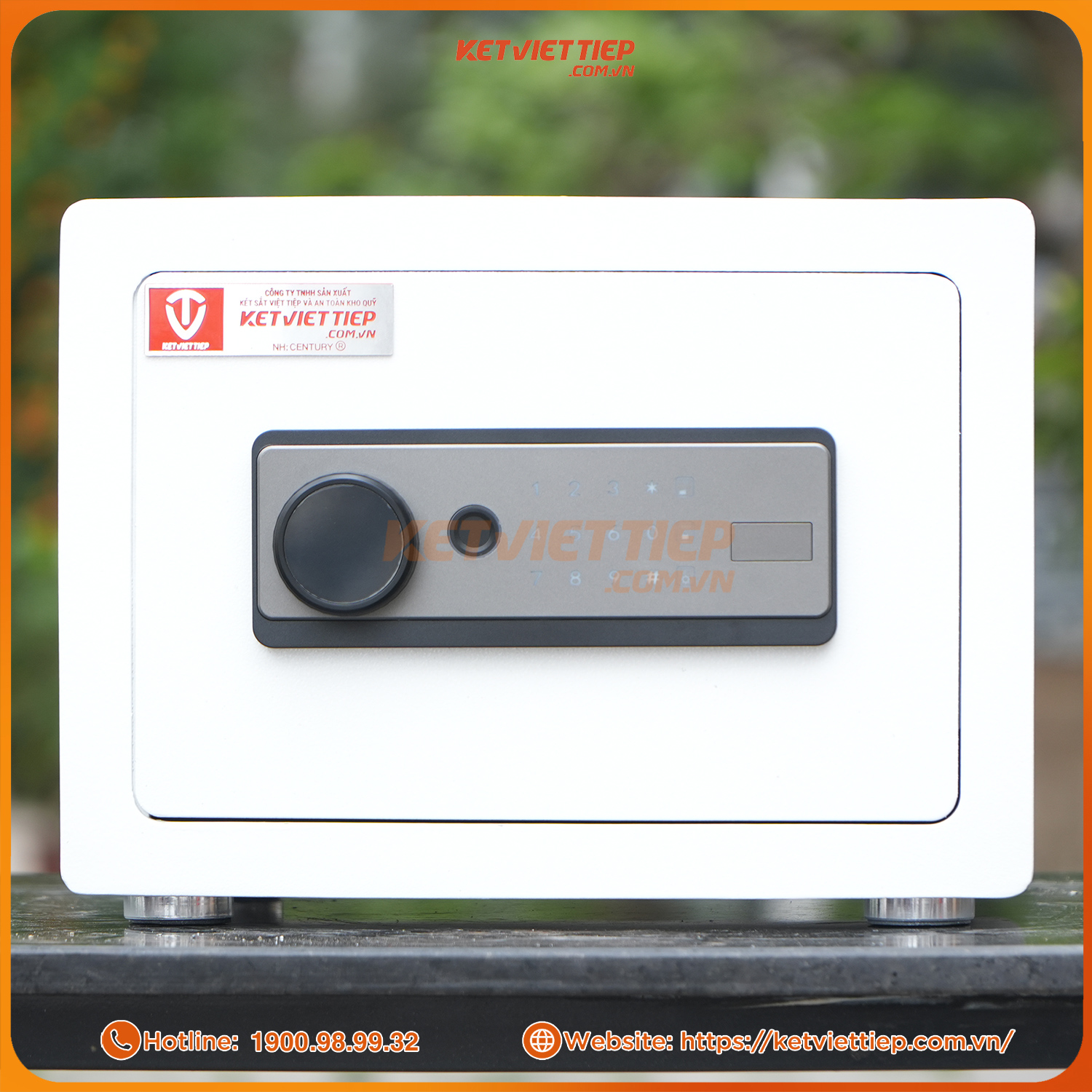 Két sắt mini khách sạn Việt Tiệp khóa vân tay điện tử KKS09