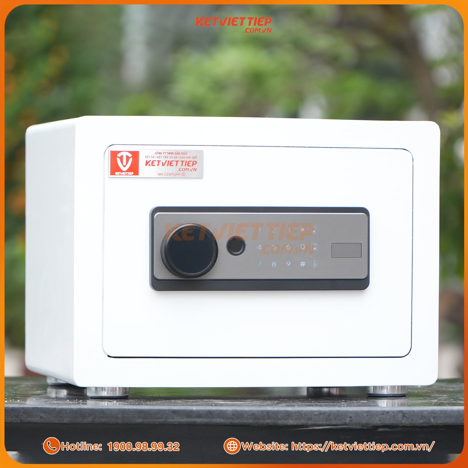 Két sắt mini khách sạn Việt Tiệp khóa vân tay điện tử KKS09