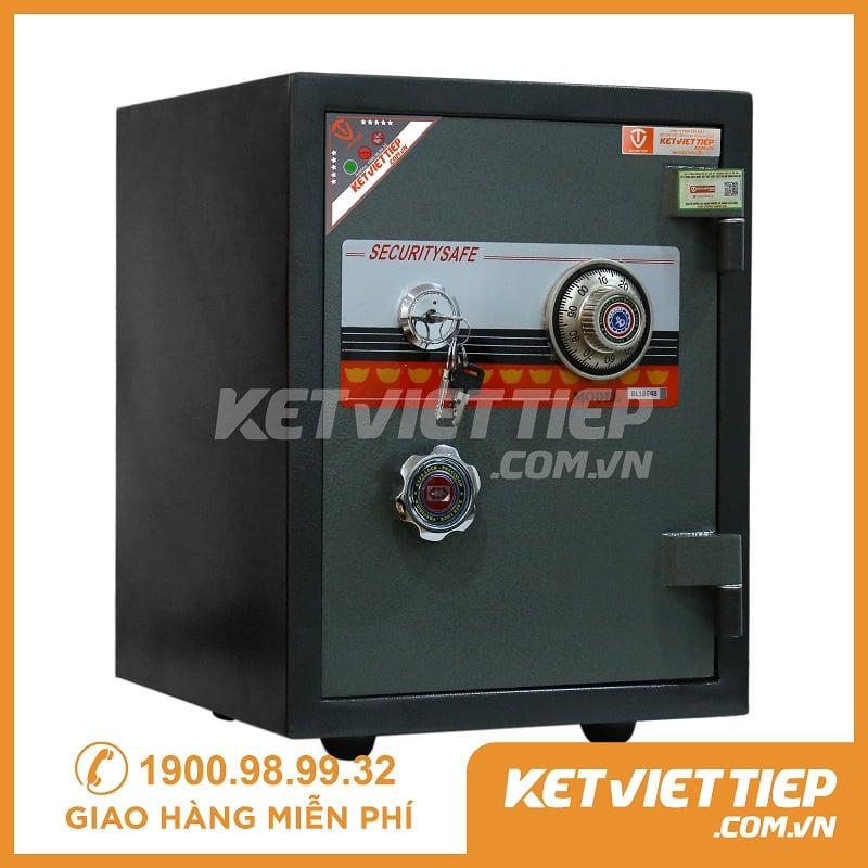 Két Sắt Việt Tiệp K42 Bản Lề Ngoài Khoá Cơ