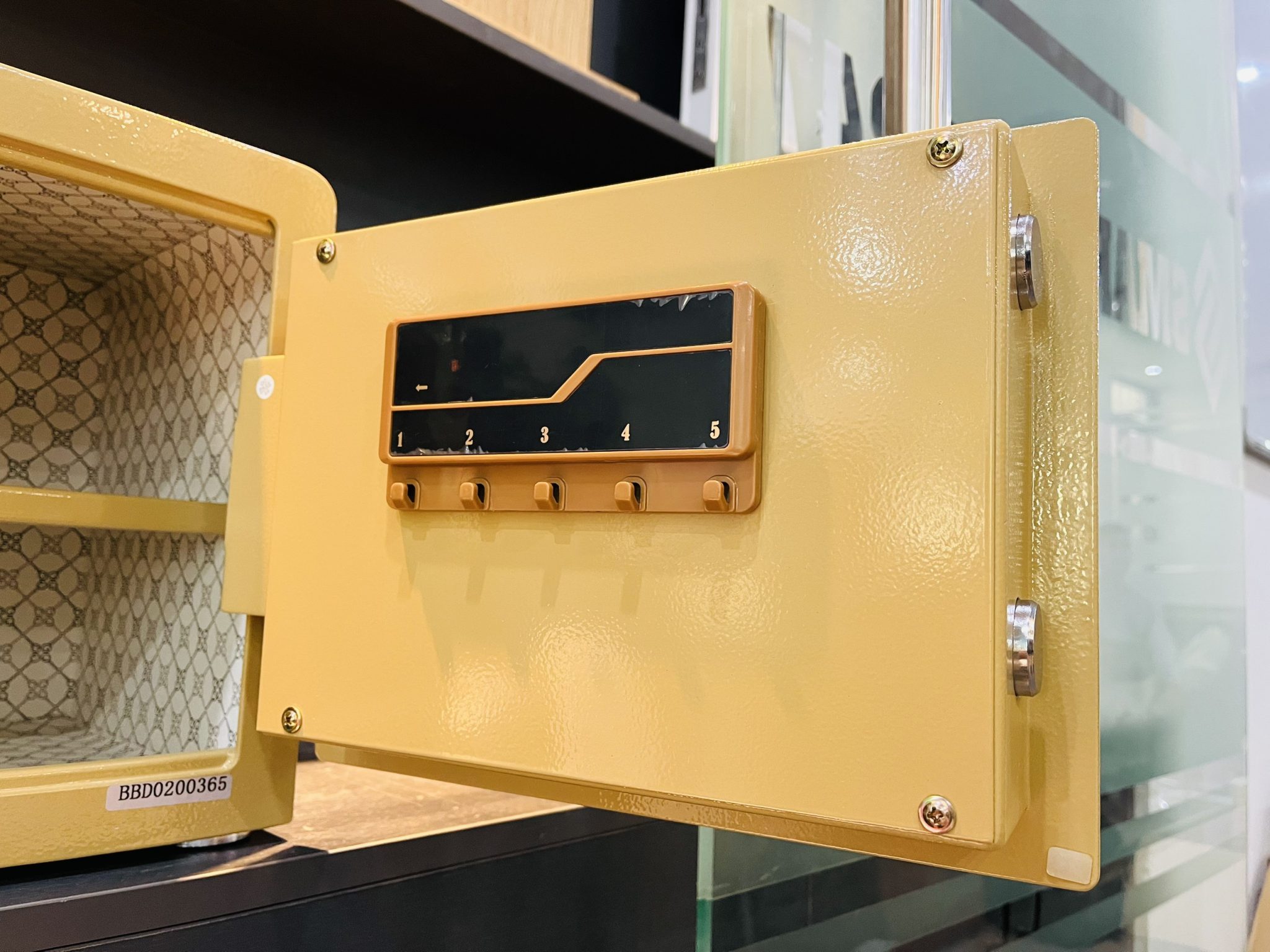 Két Sắt Mini Nhập Khẩu Aifeibao HK-M/D-35-BL