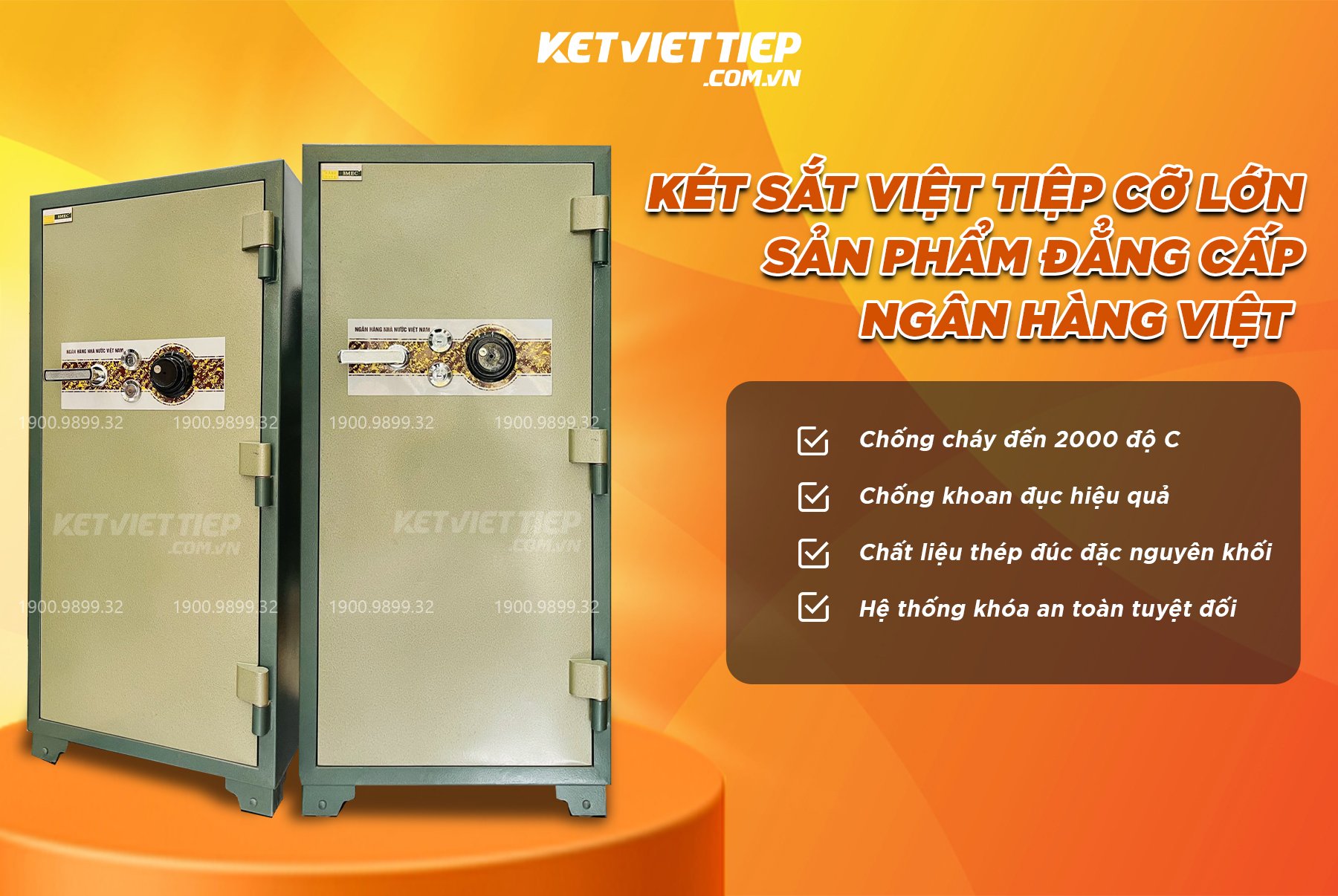 Két sắt ngân hàng nhà nước BMEC K120 Khóa cơ đổi mã