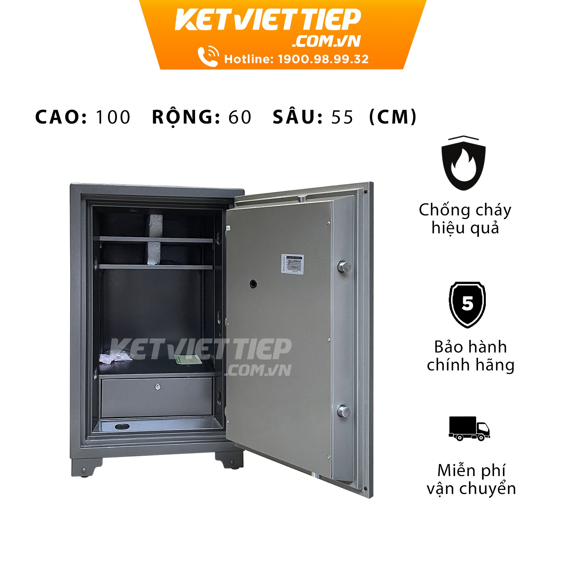 Két sắt ngân hàng BMEC K110 Khóa cơ đổi mã