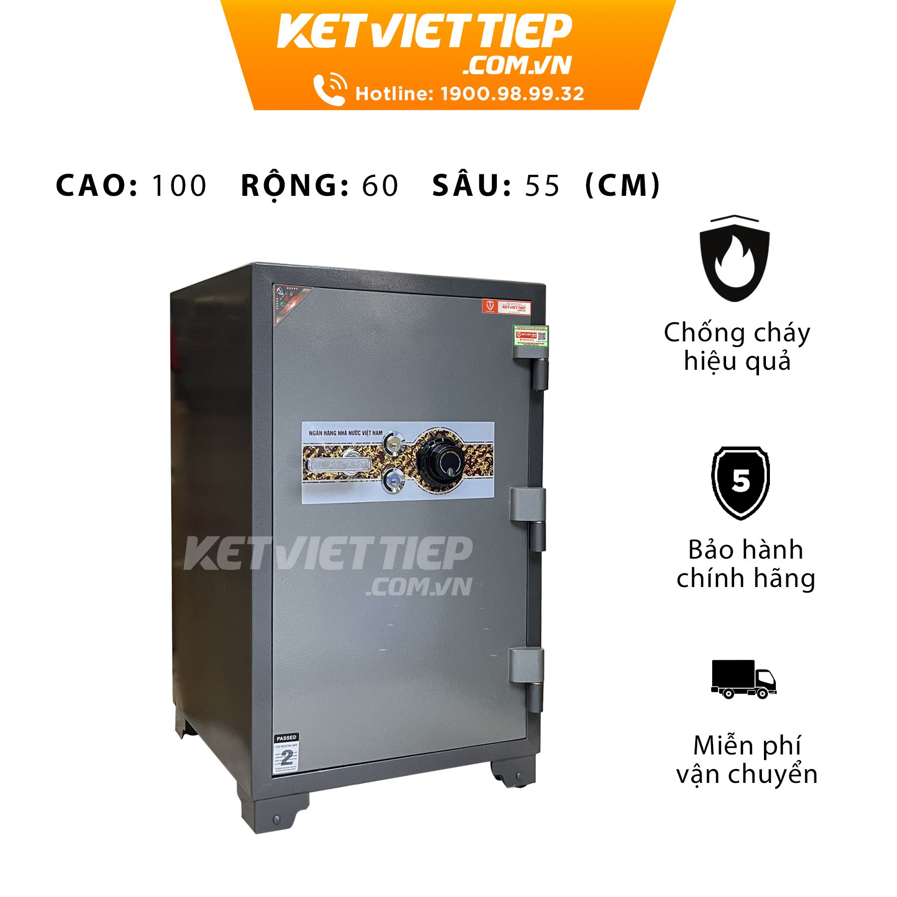Két sắt ngân hàng BMEC K110 Khóa cơ đổi mã