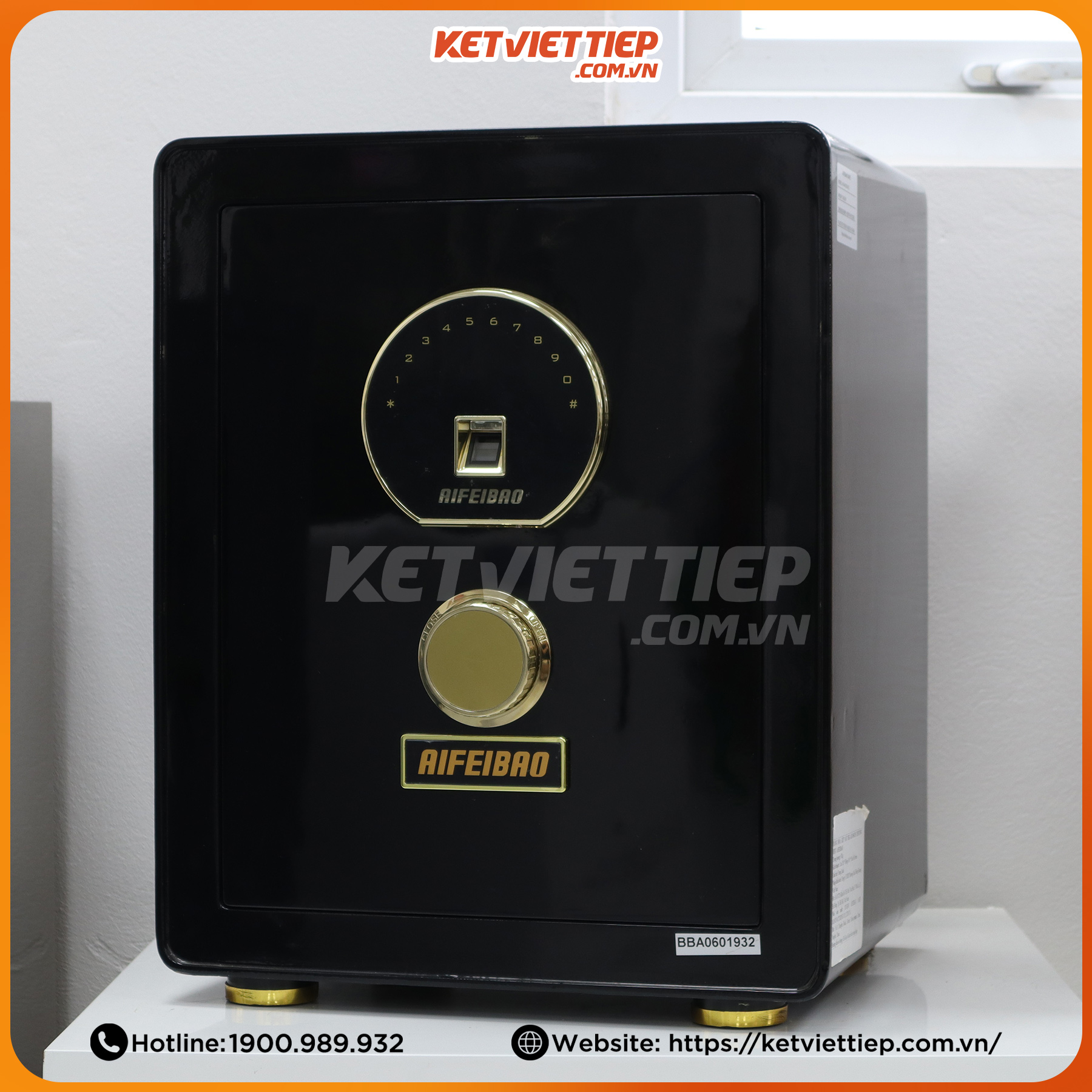 Két sắt thông minh Aifeibao HK-A1/D-50-TS vân tay điện tử chống cháy